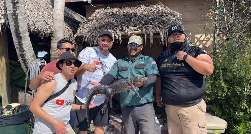 aabecerra30's tweet photo. @LAFC @LafcLuke Visiting the Everglades while in Miami for our away day last season #12DaysofLAFC https://t.co/RiteUSy5uY