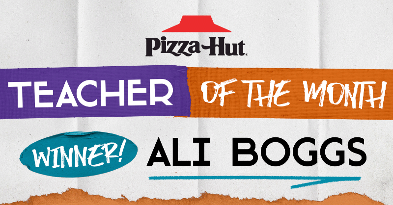 OrlandoHockey's tweet photo. Congratulations to Bonneville Elementary School's Ali Boggs for being our @pizzahut Teacher of the Month for December!
