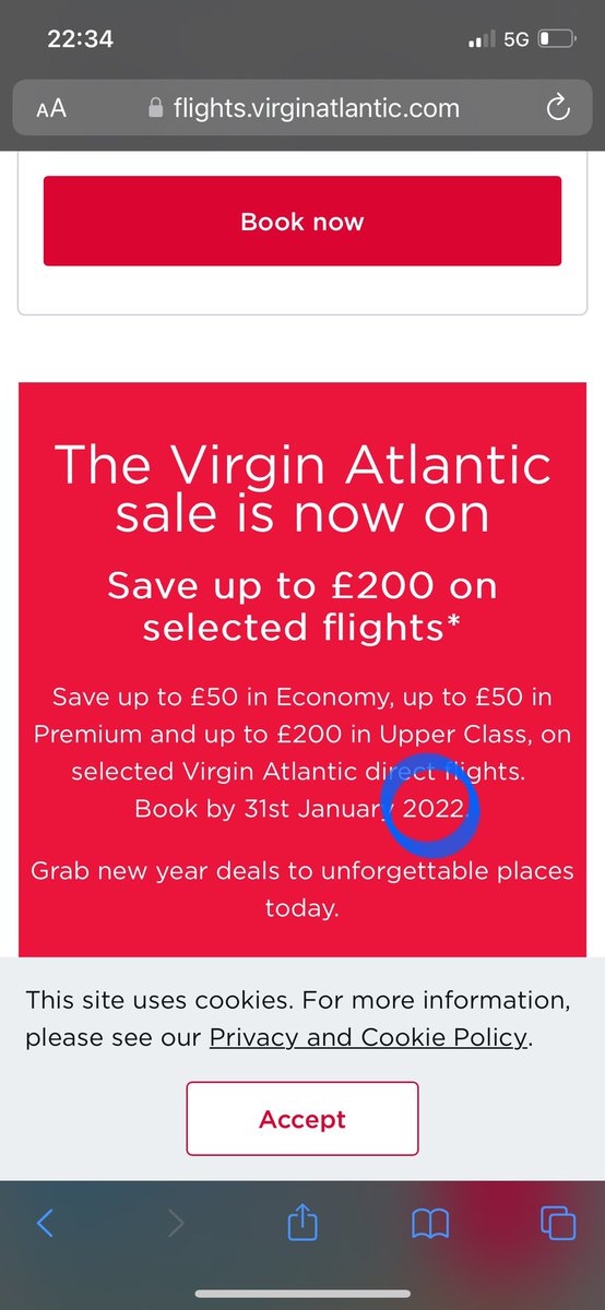 JAmakoh's tweet photo. You meant 2023, right? @VirginAtlantic https://t.co/2NddwpaPxP