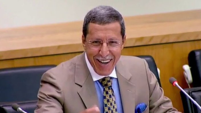 ElMarrokiamir's tweet photo. Omar Hilal : 
"Les attitudes de l'Algérie à notre égard ne peuvent pas être analysées du point de vue de la science politique, mais plutôt du point de vue de la psychopathologie 😂 https://t.co/MsVJAiEgzh