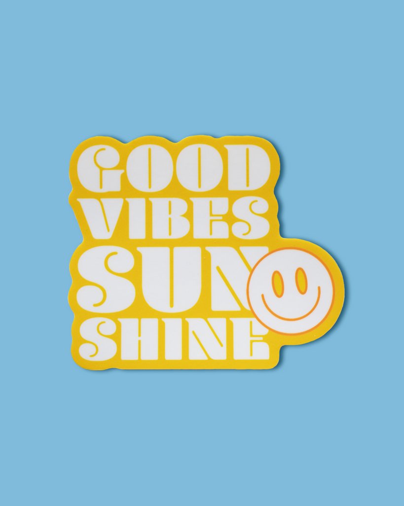 wentdesigning's tweet photo. Gear up for the new year with Good Vibes and Sunshine. ☀️ 
—
Who would do a crazy thing like launch new stickers two days after a major holiday?! I would! Anyways, 2 new stickers are available now in my shop! https://t.co/baWoesBEGA

#stickers #goodvibes #sunshine #graphicdesign https://t.co/UiKamfRubL