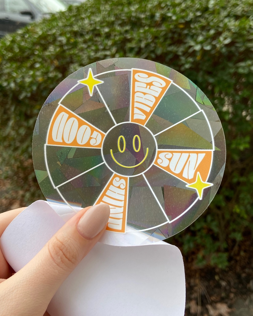 wentdesigning's tweet photo. Gear up for the new year with Good Vibes and Sunshine. ☀️ 
—
Who would do a crazy thing like launch new stickers two days after a major holiday?! I would! Anyways, 2 new stickers are available now in my shop! https://t.co/baWoesBEGA

#stickers #goodvibes #sunshine #graphicdesign https://t.co/UiKamfRubL