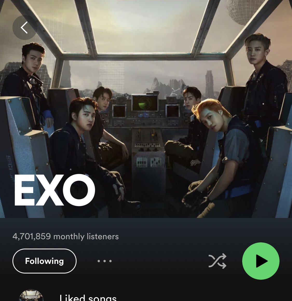 EXOWWStream's tweet photo. EXO has reached once again 4.700.000 Monthly Listeners on Spotify. 👏🏻🎉

#EXO #엑소 @weareoneEXO https://t.co/AdSCtsJwq2