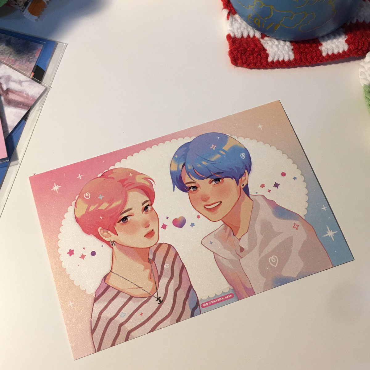 ⭐️ ไปเจอตอนคุณวิป (k. <a href="/vmvida_0120/">vida.♡˖* (moved)</a> ) กำลังเก็บเลยซื้อแค่ใบที่ยังวางอยู่เพราะเกรงใจสุดๆๆแต่ได้มาแล้ววีมินใบนี้หลังจากมองดูคนอื่นมีมานาน!!!