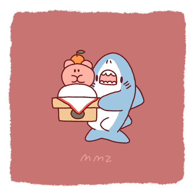 「サメとメンダコ」のTwitter画像/イラスト(新着))