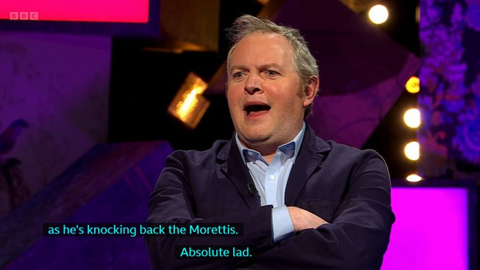 Another_1Person's tweet photo. @joelycett those #absolutelad s get around. 
@frankieboyle great show as always. 
@miles_Jupp you have a kindred spirit :)

#newworldorder @bbciplayer always worth a watch <3

May 2023 be less of a complete political sh*t show. 

F*ck me - third time attempt, there is no hope! https://t.co/0y08Bhu4gj