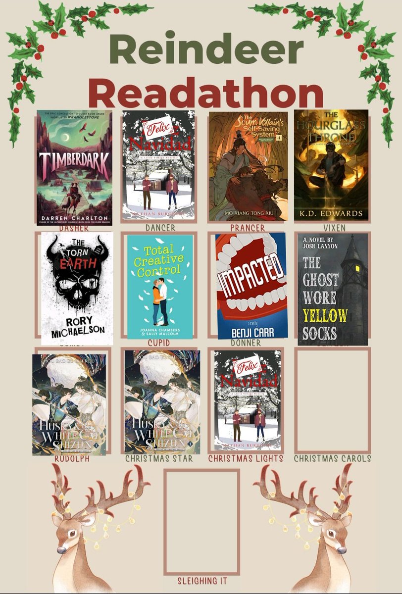 ReadingWithCec's tweet photo. Completed the @ReindeerReadat1 🦌🎄
#teamsnowflake❄️❄️ https://t.co/6XBdTBlmf7