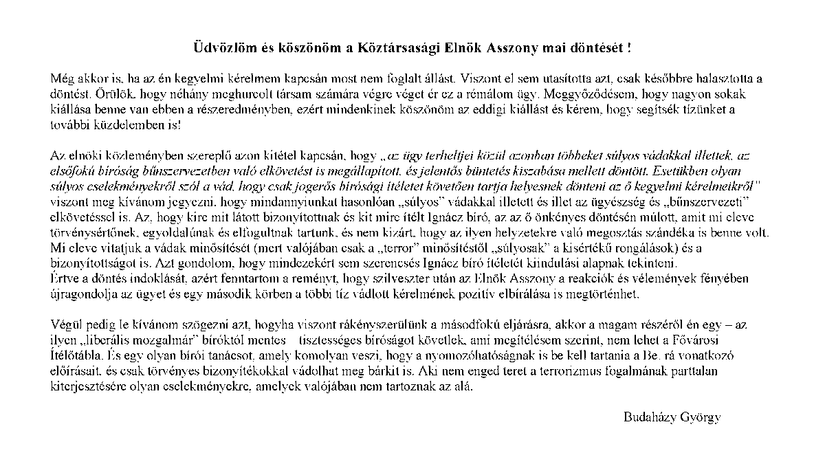 Hét vádlott társam kegyelmet kapott!
sandorpalota.hu/hu/novak-katal…