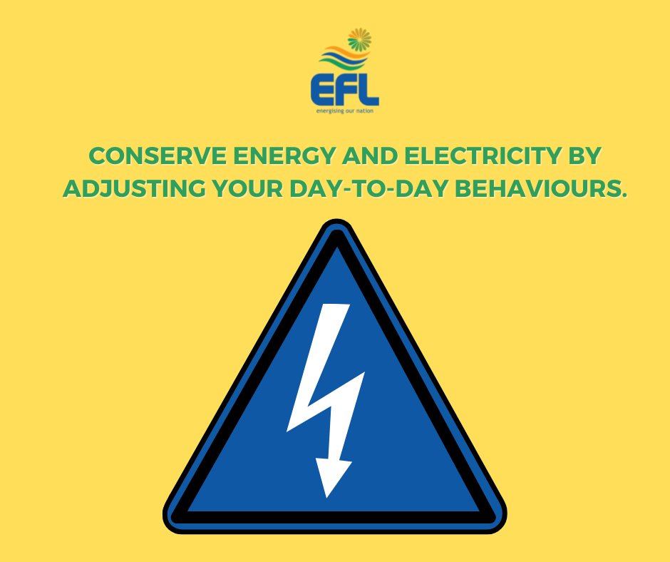 Reducing energy consumption in your home and increasing your energy savings can be as simple as turning off lights or appliances when you do not need them. Purchase energy-efficient products where possible and conserve energy. #TeamFiji #Fiji #ElectricalSafety