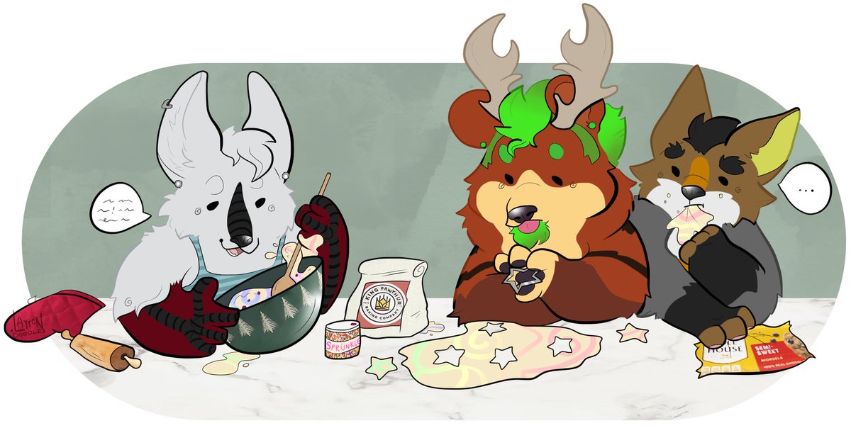 DingraxD's tweet photo. Merry christmas to some special people in my lives. art: @laytondoodles https://t.co/cE44d237mG