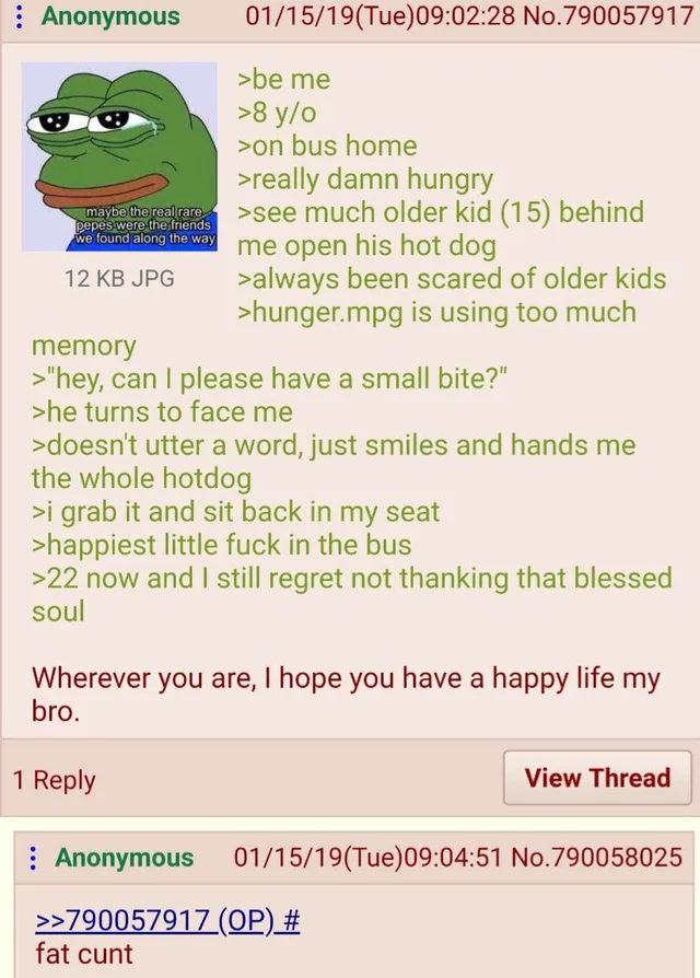GreenTextPost's tweet photo. Anon like weiners https://t.co/PGfaETLd2k