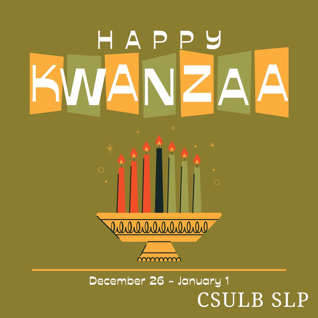 csulbslp's tweet photo. Wishing you all a joyous Kwanzaa! https://t.co/D4XZ7RD3qN