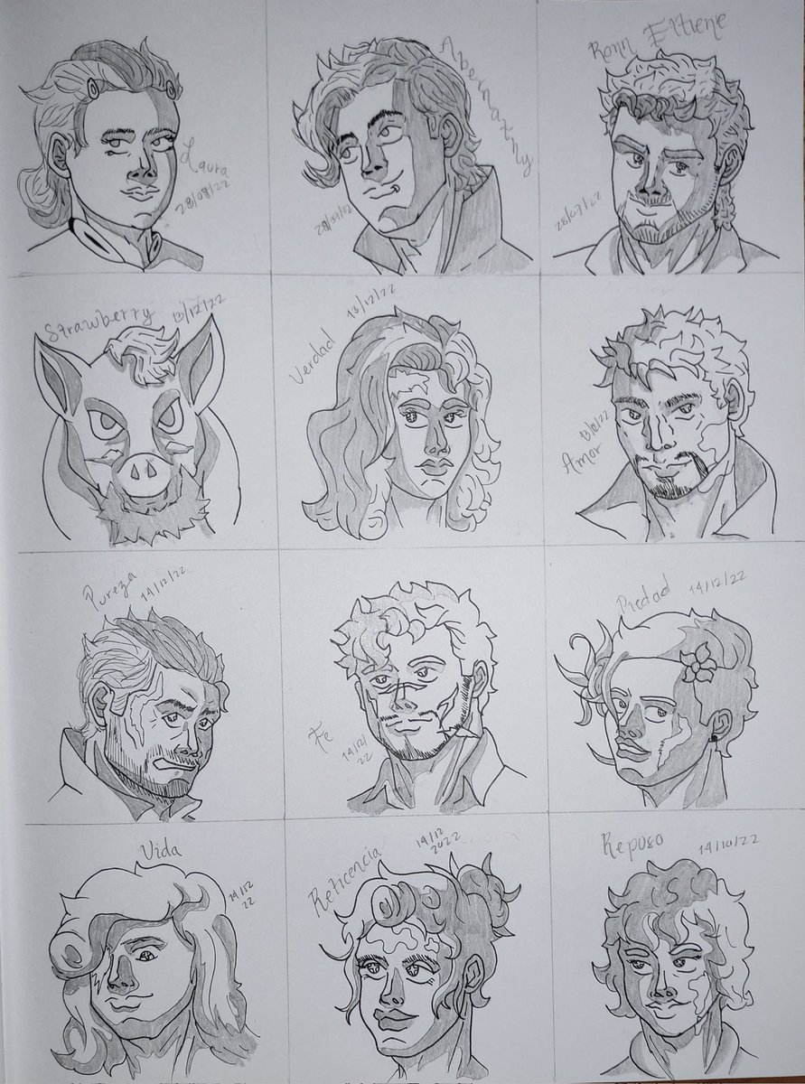 andrawsja30's tweet photo. Rostros de personajes ✌️❤️ https://t.co/uAK9moHatp
