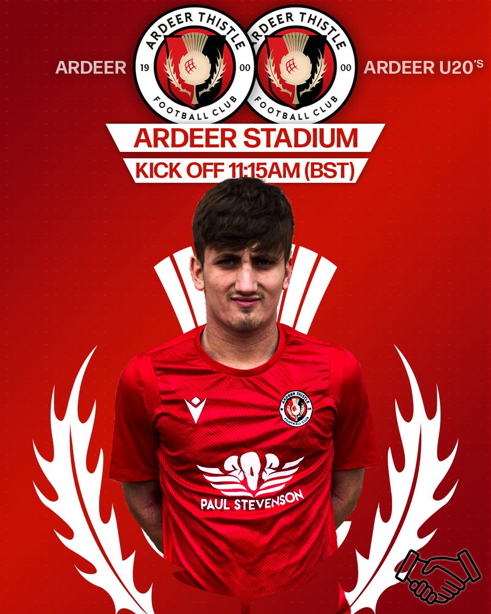 ⚡️𝗠𝗔𝗧𝗖𝗛𝗗𝗔𝗬⚡️

🆚 Ardeer Thistle U20’s
🏆 Friendly
⌚️ 11:15 (BST)
🏟️ Ardeer Stadium

A bounce game against the Under 20’s team to work off the Christmas dinner(s) 😬

#monthethistle ❤️🖤
