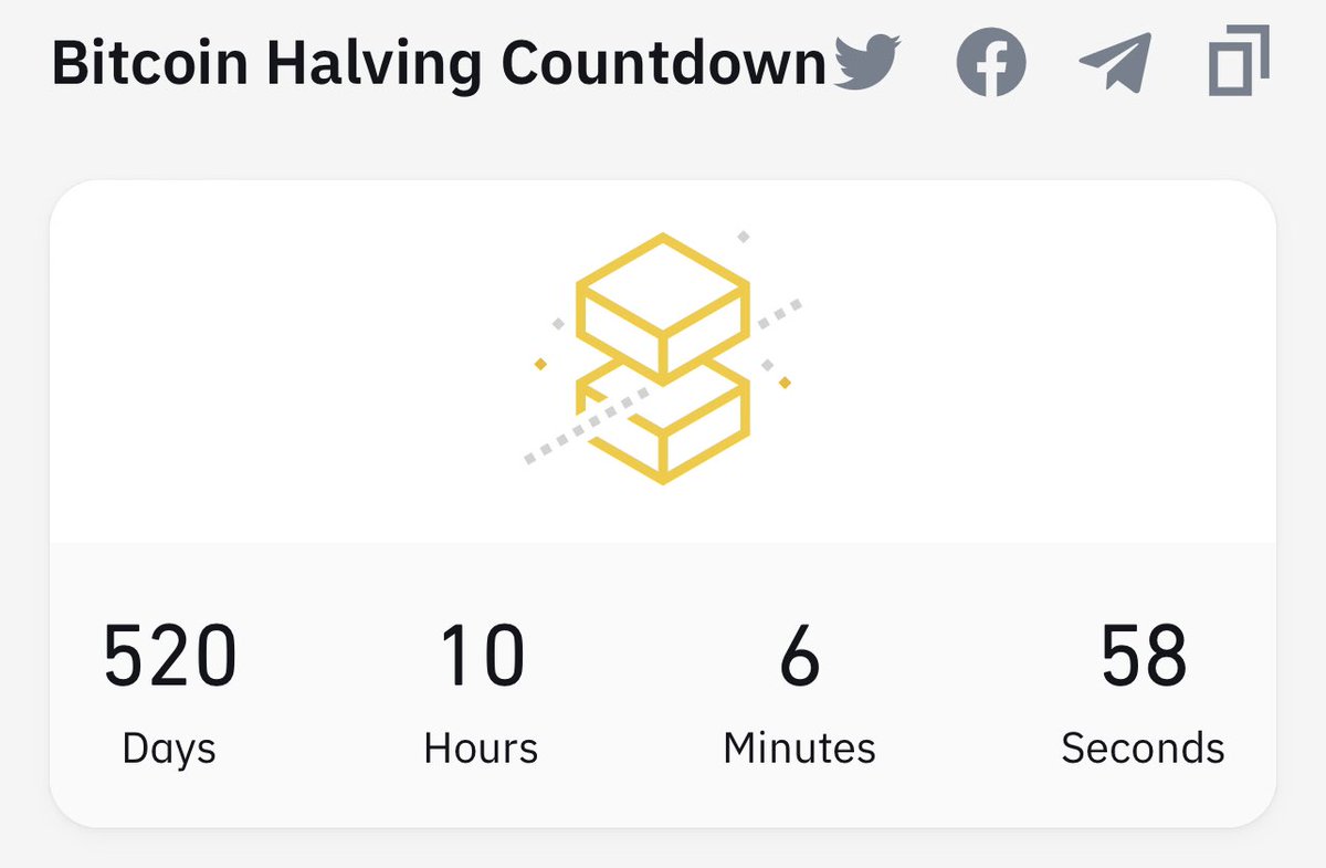 milesdeutscher's tweet photo. 520 days to go.. #Bitcoin https://t.co/VN6cBlwC5c