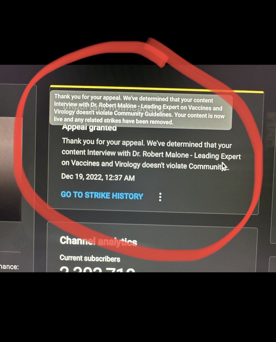 GrantCardone's tweet image. YouTube just reversed their decision to block my interview with @RWMaloneMD after one year! 

They originally claimed he violated their policies, suggesting it was false information about COVID -

now they’re referring to him as a leading virologist