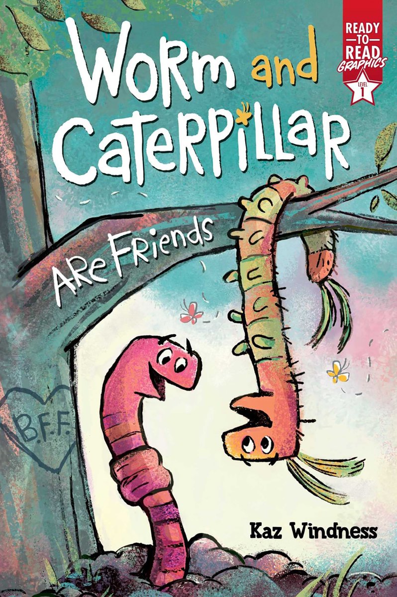 Hear how WORM AND CATERPILLAR ARE FRIENDS metamorphosized from a cute drawing into a 64-page graphic novel in this short, fun, and educational audio interview with @TeachingBooks!  Out in 1 month! teachingbooks.net/book_reading.c…
@SimonKIDS #pb23s #WormAndCaterpillar