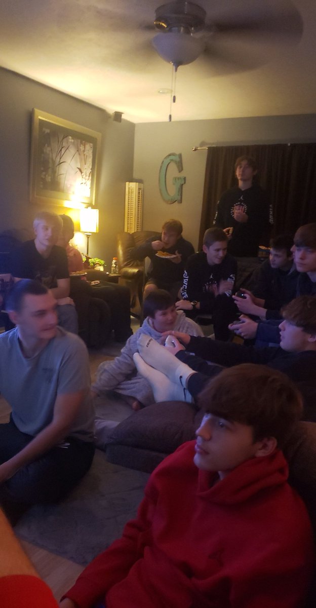 Having our Boys Basketball 2k Xmas Tourney this evening! Love spending time with these young men.