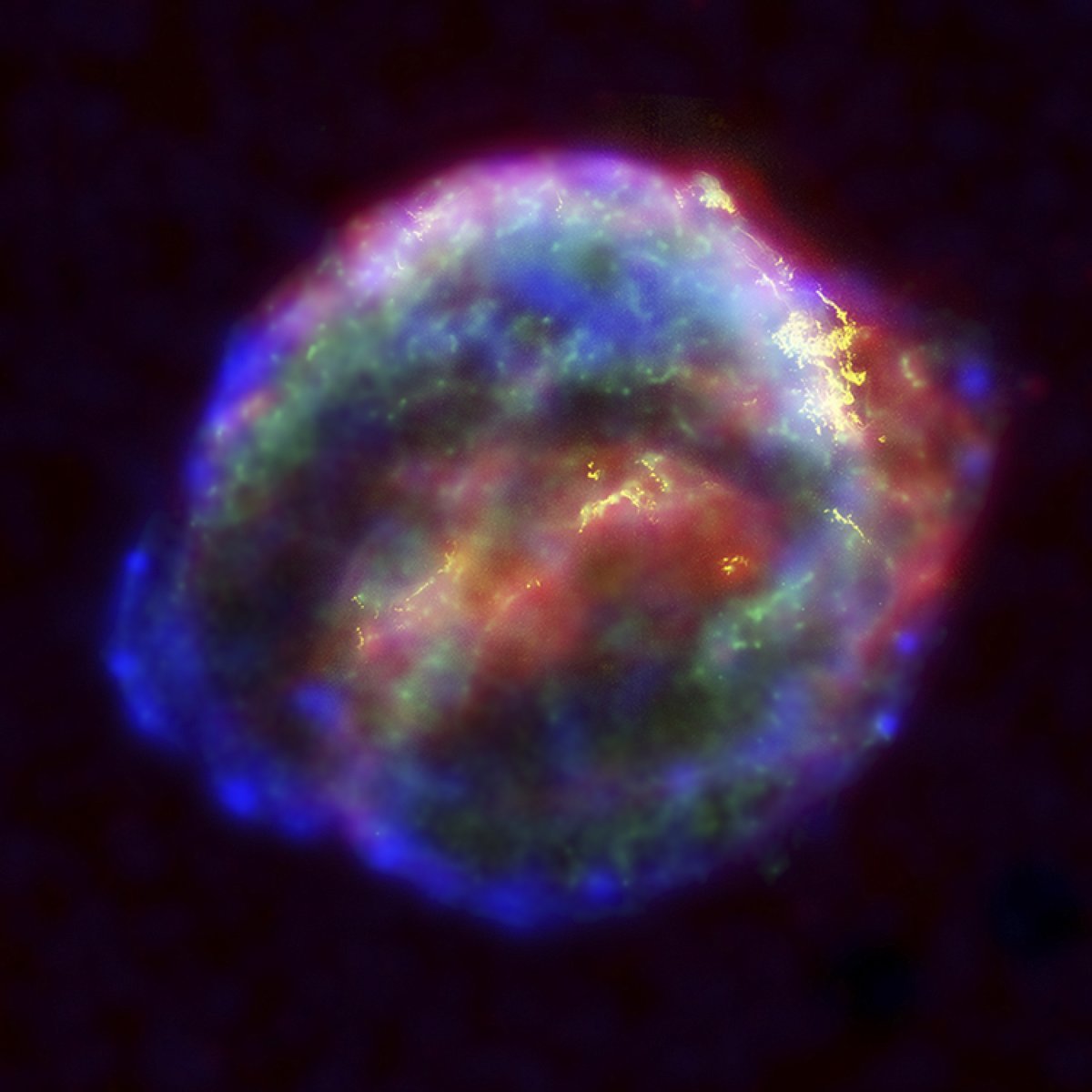 NASAAmes's tweet photo. Before telescopes existed, Johannes Kepler saw a supernova explosion destroy a star. 🌟 

Born #OTD 451 years ago, his name and legacy have lived on in Kepler’s supernova and our Kepler space telescope 🔭✨: https://t.co/hLh95otBDj #HappyBirthday https://t.co/fZDv9epAAk