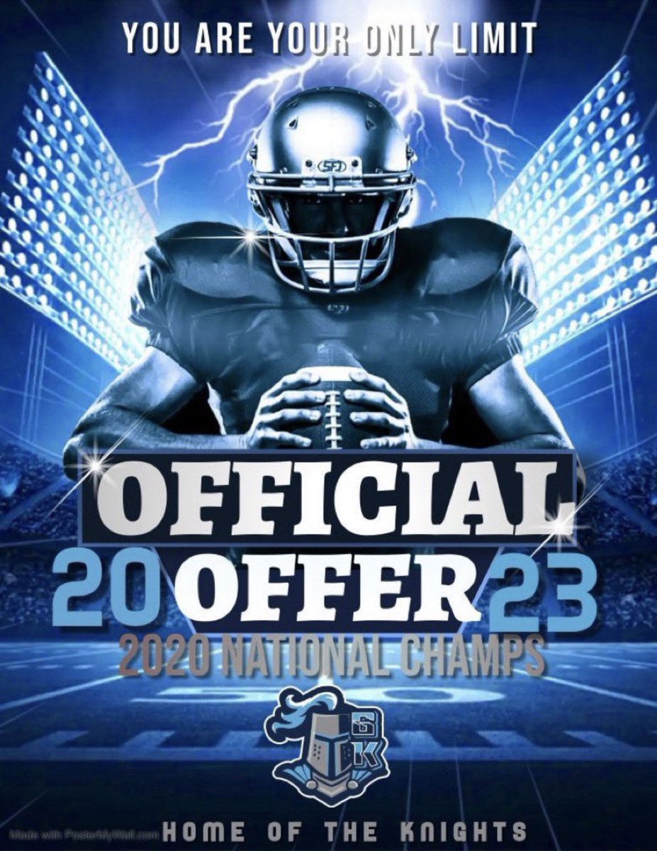 naimmuhammad54's tweet photo. Blessed to receive my 4th offer to @GeorgiaKnights1 https://t.co/DYB1noFIXn