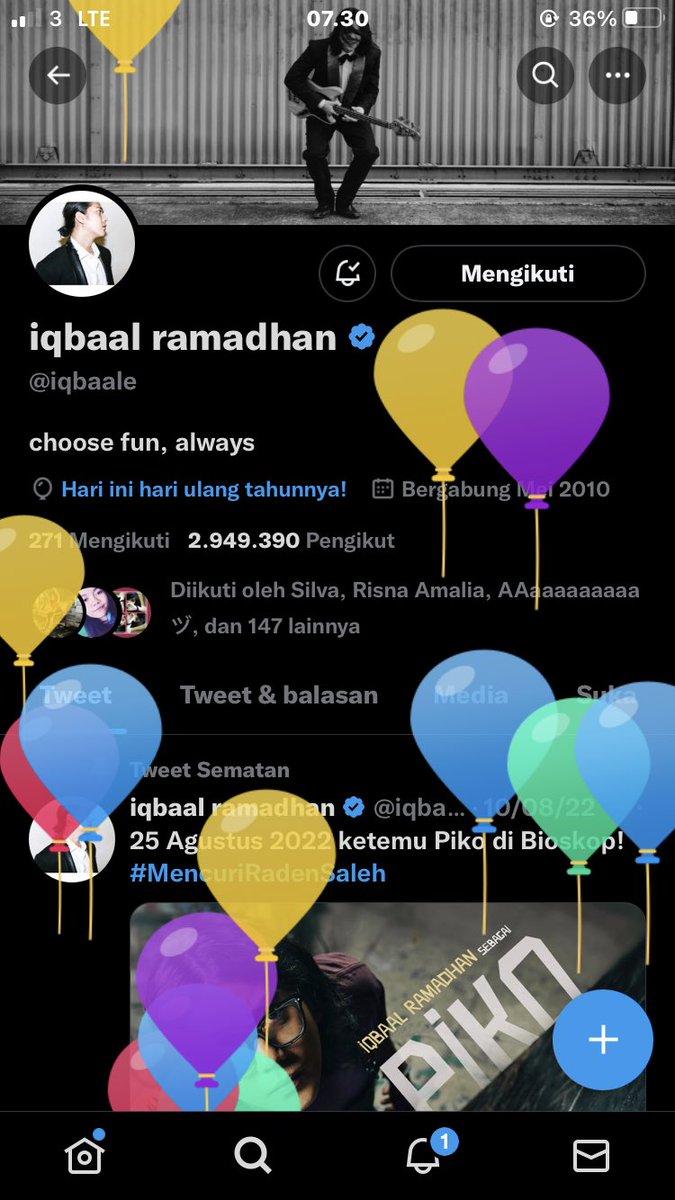 caaaramellll's tweet photo. Happy birthday ayanggg 😍💖 @iqbaale https://t.co/9AXI2An7R2