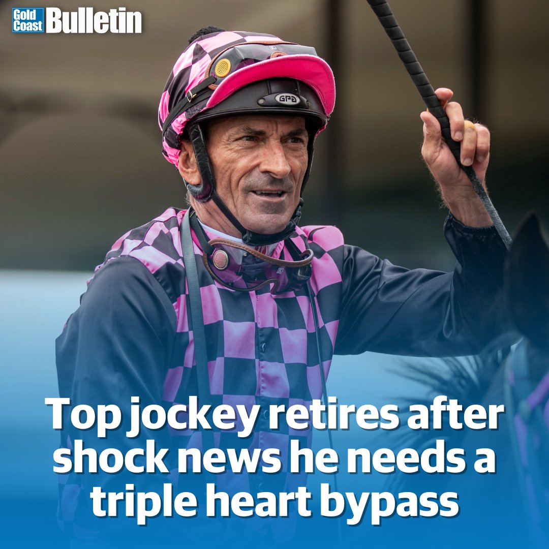 Group 1 winning Gold Coast jockey Robbie Fradd has revealed his shock retirement from riding as he prepares to go under the surgeon’s knife for a triple heart bypass. bit.ly/3C47M4R