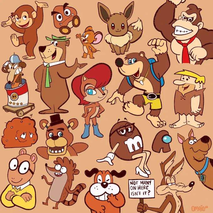 Brown Characters! (yes it's still going) 