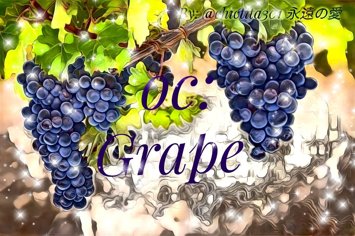RugonisSaintSS's tweet photo. Está oc se parece com um cacho de uva🍇, por isso coloquei o nome dela de Grape, estes personagens foram inspirados em frutas sim e em alguma arte por aí. https://t.co/4YJvDg1fyK