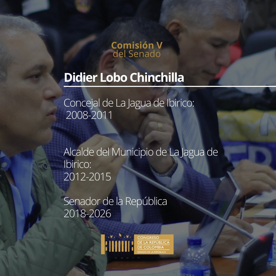 SenadoComisionV's tweet photo. ⏰¡Hora del perfil!
Se aproxima en fin de año, y no queremos que termine sin antes presentar a todas y todos los senadores que integran nuestra Comisión V 🌳🐦. Hoy, el turno es para:
El Senador @DidierLobo_Ch del partido @PCambioRadical https://t.co/5mMhjDQy0o