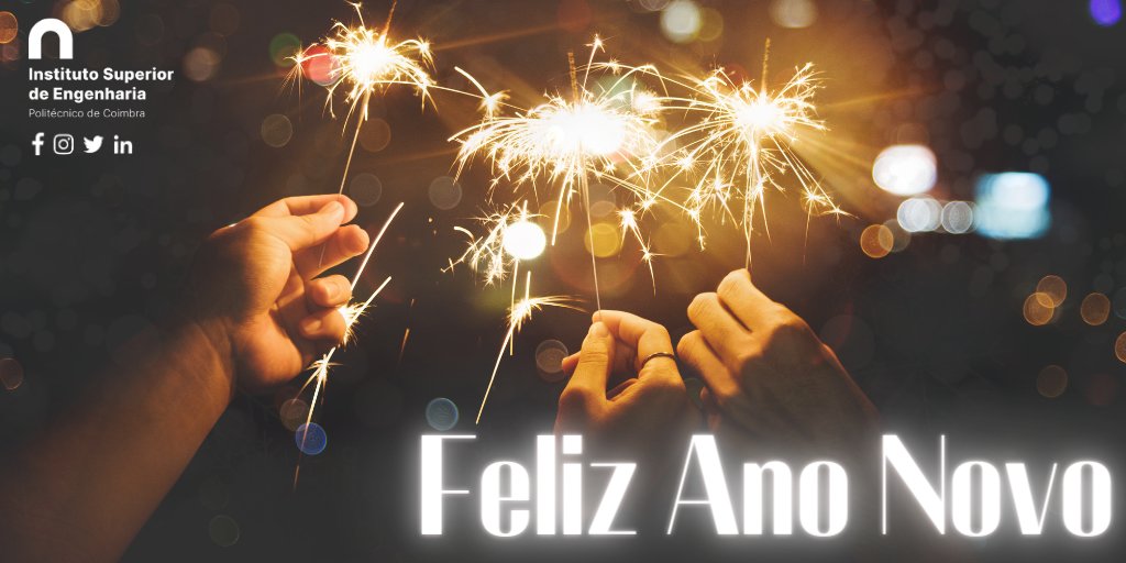 O ISEC deseja um feliz ano novo a toda a comunidade! 🍾