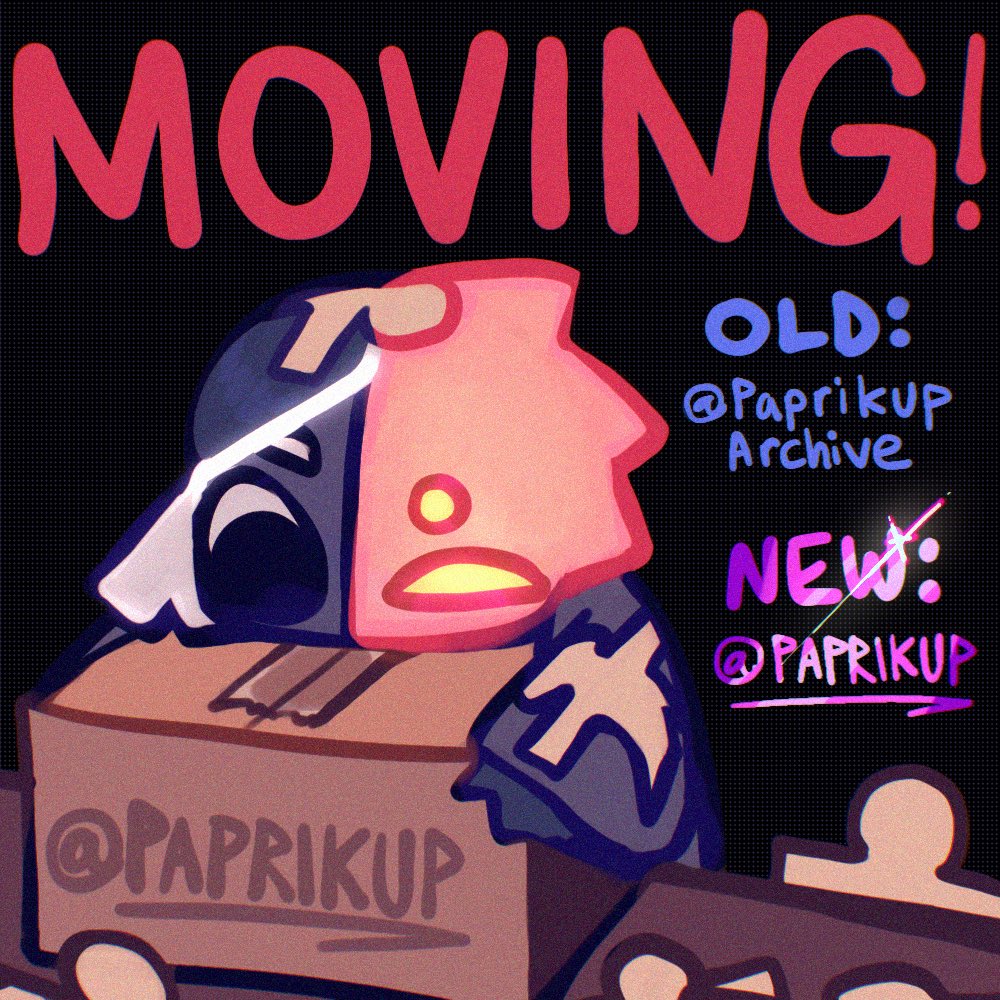 Hello Everypaper!! I’m moving to a new main account to start fresh with the community we’ve built :D This acc will remain as an archive, but please follow <a href="/PAPRIKUP/">PAPRIKUP VA + Artist</a> for my content from now on! I’d love to keep in contact with mutuals too! [RETWEETS APPRECIATED]
TYSM EVERYONE!!!