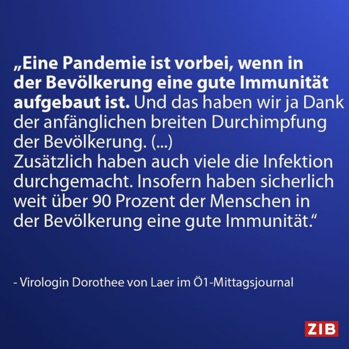 Da kummt ma die Suppn glei wieder hoch!
#CovidIsNotOver