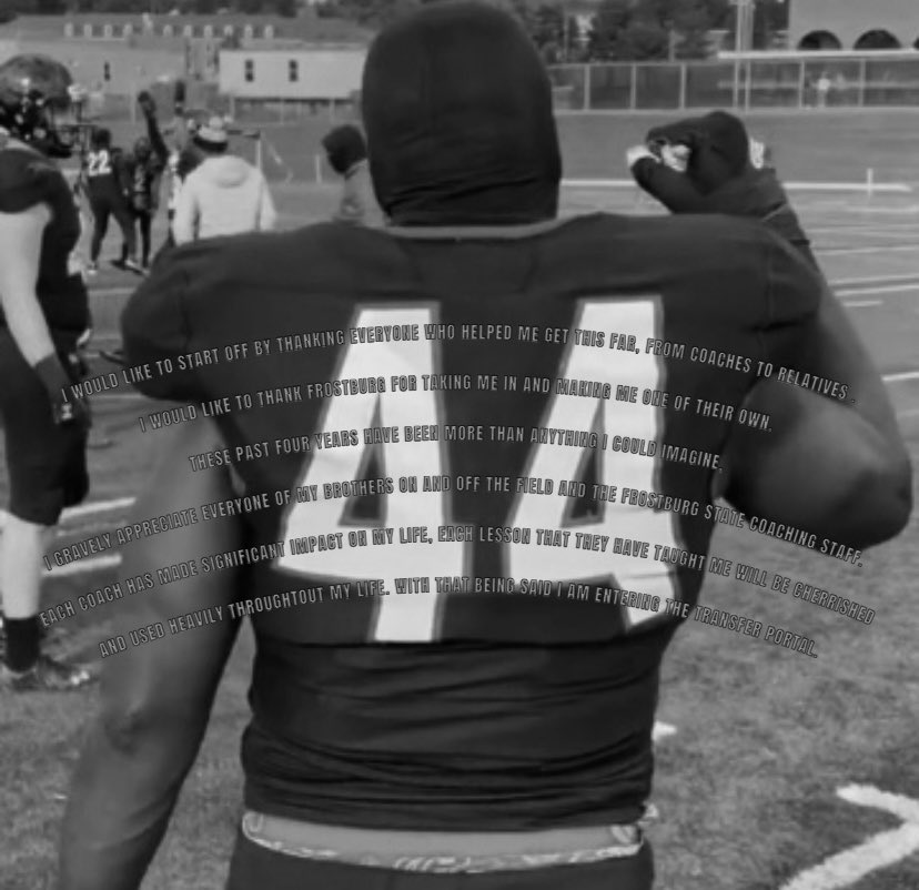 RobertHorseyJr's tweet photo. Thank you for everything Frostburg it was truly a pleasure🤞🏿 https://t.co/Z90yGwXIm2