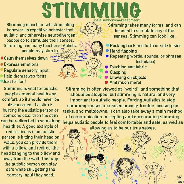 pippiminafowell's tweet photo. Stimming shouldnβt be judged, bullied or hurtful
Stimming is healthy, joyful & beautiful
π€βΎπβοΈβ€οΈ
#Autism #Autistic #AutismAcceptance #ActuallyAutistic #AutisticInfinity #AutisticLove #AutisticSpectrum #AutisticPride #AllAutistics #AutisticTwitter
#AutismRights #Stimming https://t.co/Lj24fEWrMB