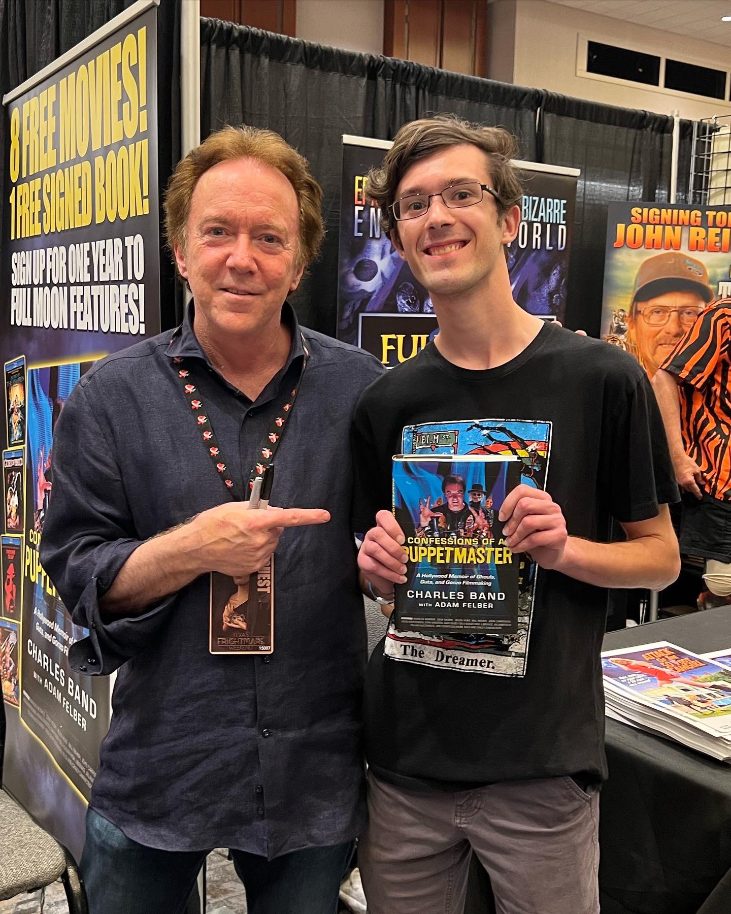 Happy Birthday to director and producer Charles Band who I was able to meet earlier this year. 