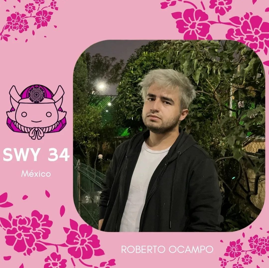 swymexico's tweet photo. Qué onda! Soy Roberto Ocampo, tengo 22 años y vivo en la Ciudad de México. Actualmente soy estudiante en Ciencias de la Computación y desarrollador de software. 
Me gusta mucho escuchar música, correr, salir en patineta, programar y jugar videojuegos! https://t.co/il5N5z8jqe