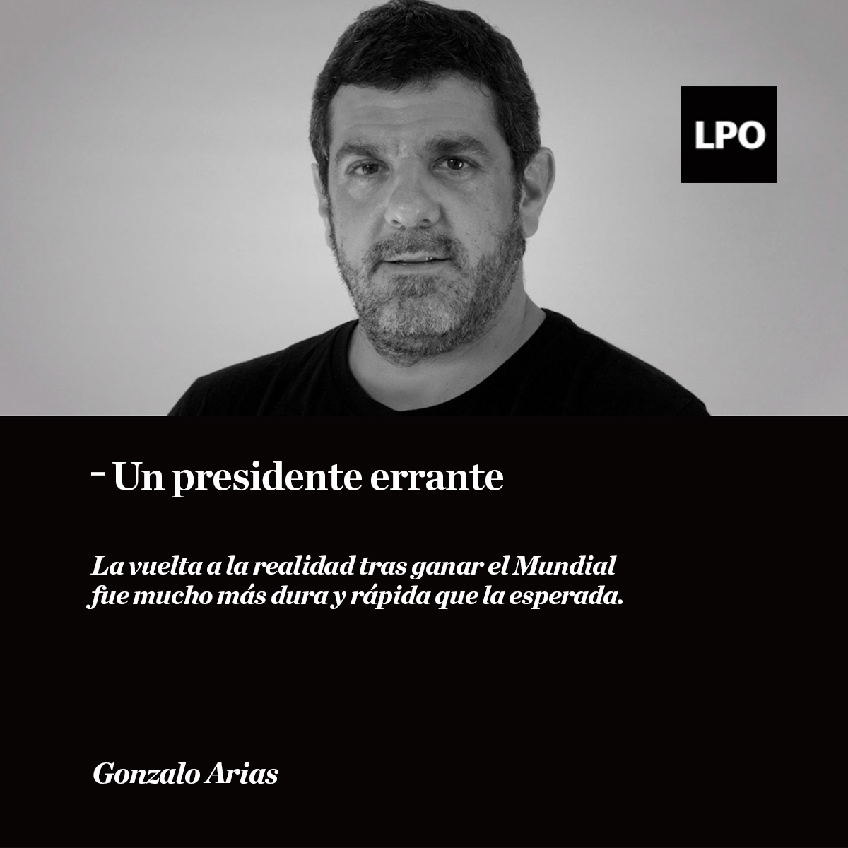 #Opinión por <a href="/_gonzaloarias/">Gonzalo Arias</a> | En una reunión de urgencia con los gobernadores, otrora aliados, pero que desde hace ya un buen tiempo le venían dando la espalda, el oficialismo se posicionó en la discusión con una impronta discursiva eminentemente política: lpo.la/3X4Muwb