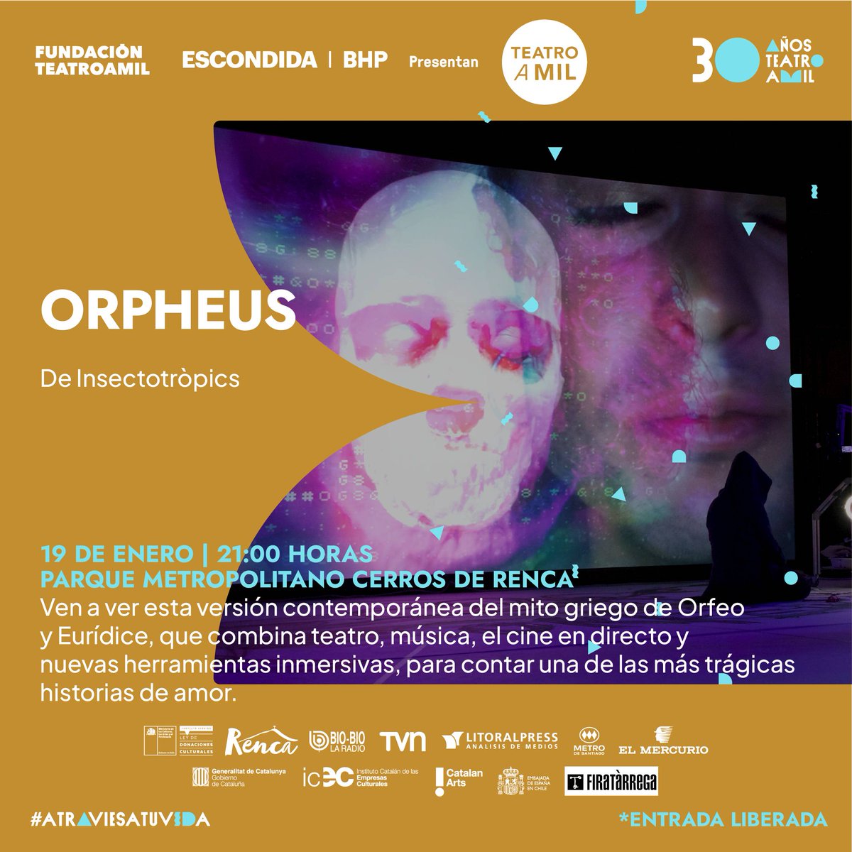 ¡Se viene con todo el verano en #Renca! Vuelve la magia de #StgoAMil, que recorrerá nuestra comuna con 3 espectáculos de alto nivel: 🐛 INSECTES, el 14 de enero; 🤡 JEKYLL ON ICE el 15 de enero; y 🎭 ORPHEUS el 19 de enero. Revisa todos los detalles aquí ¡no te las pierdas!