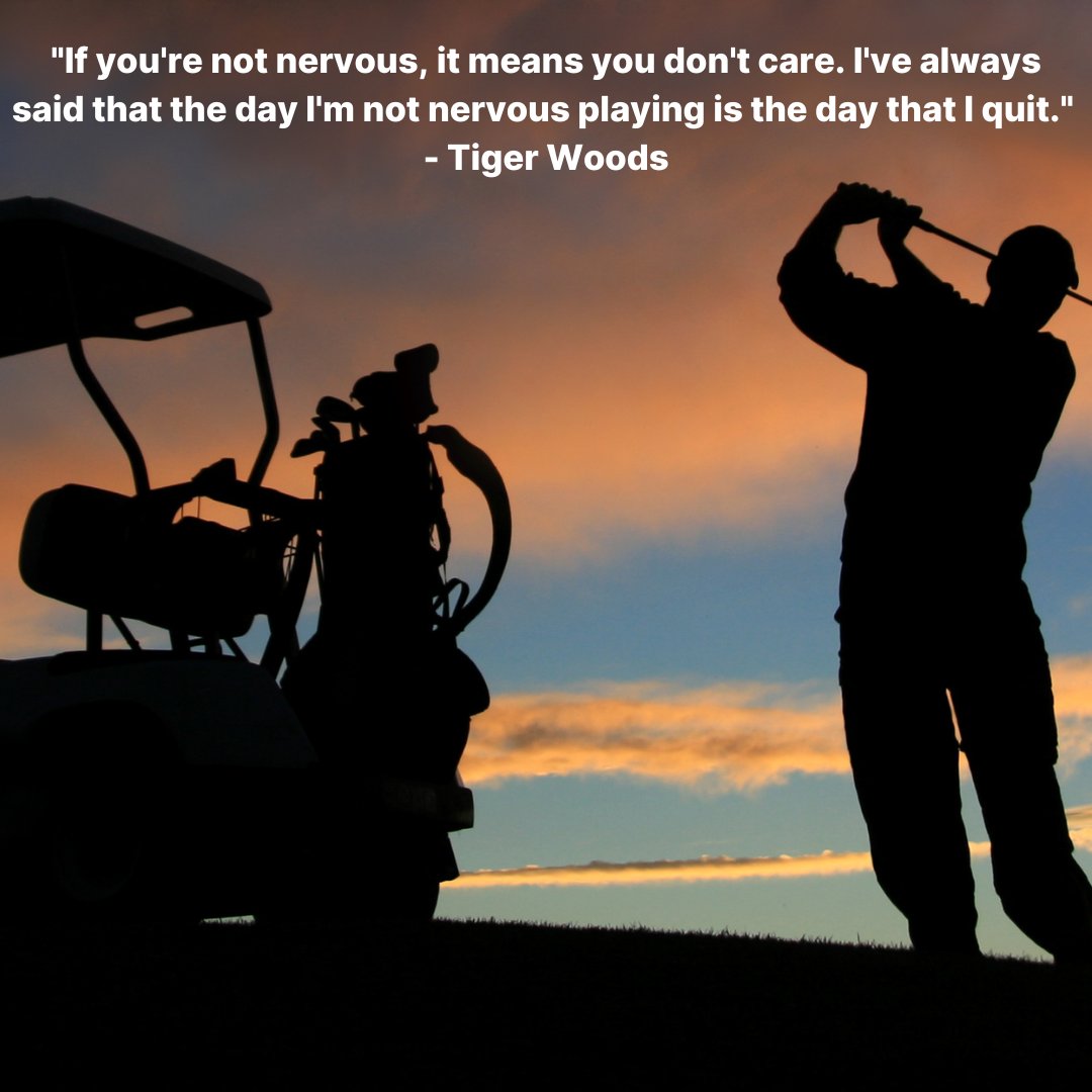GolfSimple's tweet image. Even the greatest golfer of all time gets nervous out on the golf course. Nerves are natural and shouldn't create a sense of worry; it should only be a realization that you actually care about what you are doing. 
#quoteoftheday #quote #golf #golfislife #golfstagram #golfer