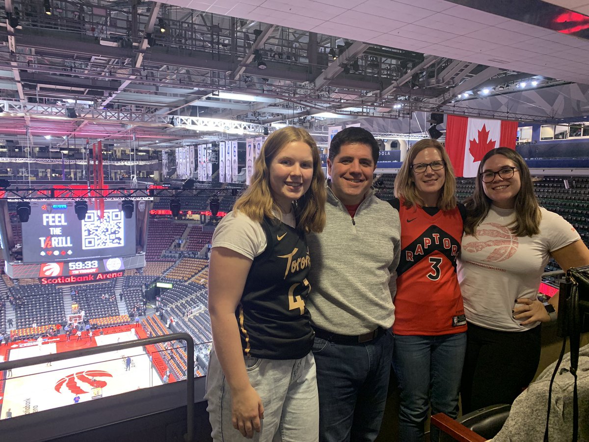 Christmas Raptors Outing! #WeTheNorth