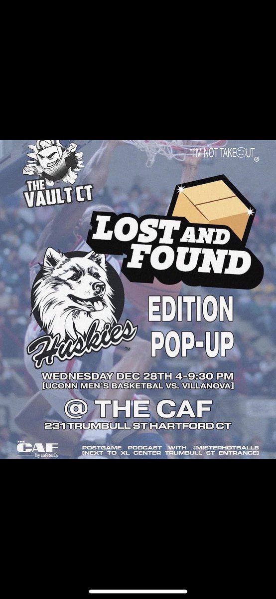 TheVaultct's tweet photo. Tomorrow! 4-9:30pm stop by The Caf and check out what we’ve been cooking up! 🧑‍🍳 https://t.co/vQIvdtItIP