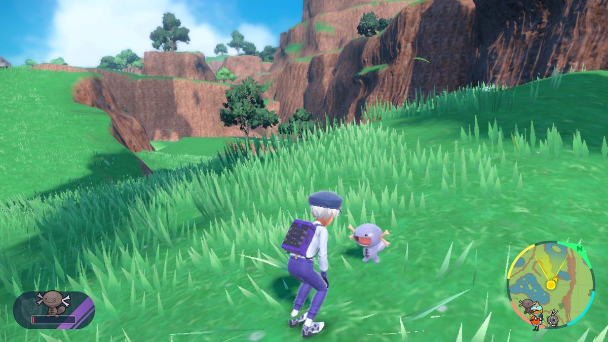 MorvFox's tweet photo. I made a new friend #PokemonScarletViolet #NintendoSwitch #WooperGang https://t.co/jp0VRQLzvL