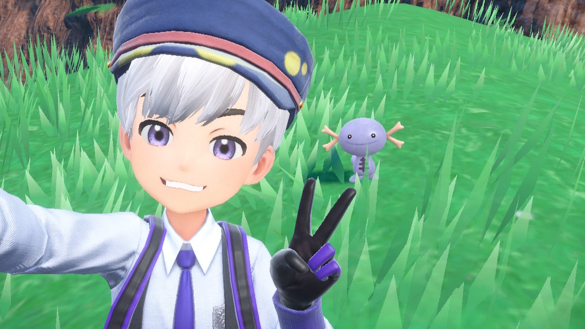 MorvFox's tweet photo. I made a new friend #PokemonScarletViolet #NintendoSwitch #WooperGang https://t.co/jp0VRQLzvL