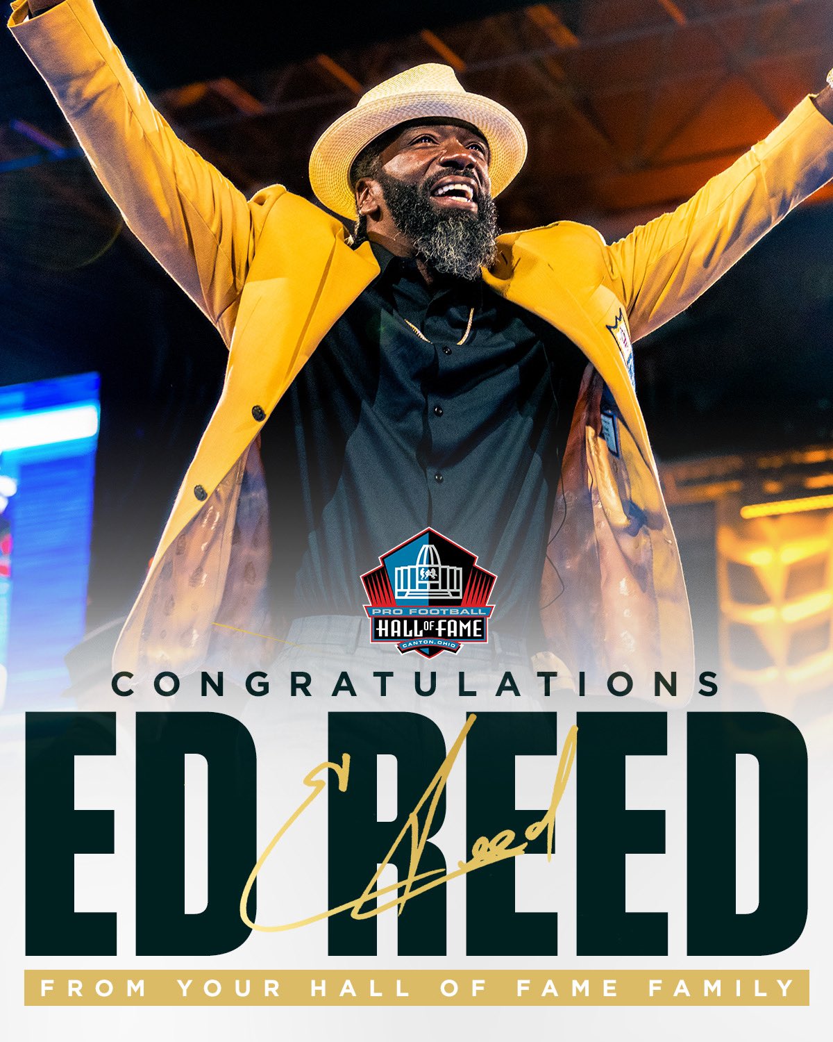 Ed reed hat hall cheap of fame