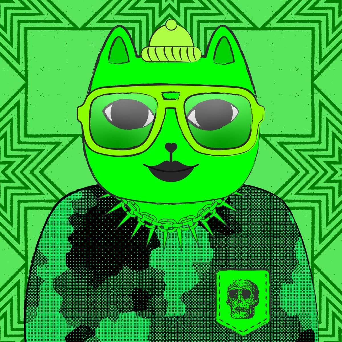 hash_cats_'s tweet photo. One year ago today “hash cats – genesis” was released on #fxhash 😻

In celebration of the 1-year anniversary, we’ve created the mini collection hash cats RGB 🟥🟦🟩 and airdropped one token each to all hash cats holders 😺

#TezosNFTs #CleanNFT #Tezos https://t.co/ofYlotLnmR