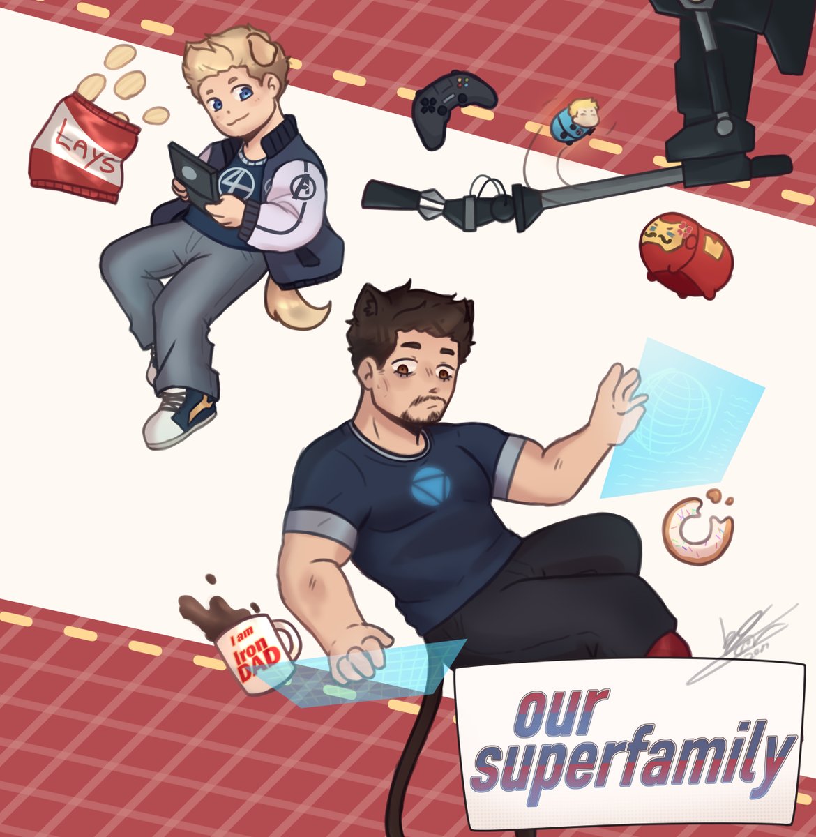 Shi0n77's tweet photo. 💙❤️OUR SUPERFAMILY🕷️🔥
______________________________
#stony #stevetony #SUPERFAMILY #TeamStony https://t.co/DfzlNcV6BA