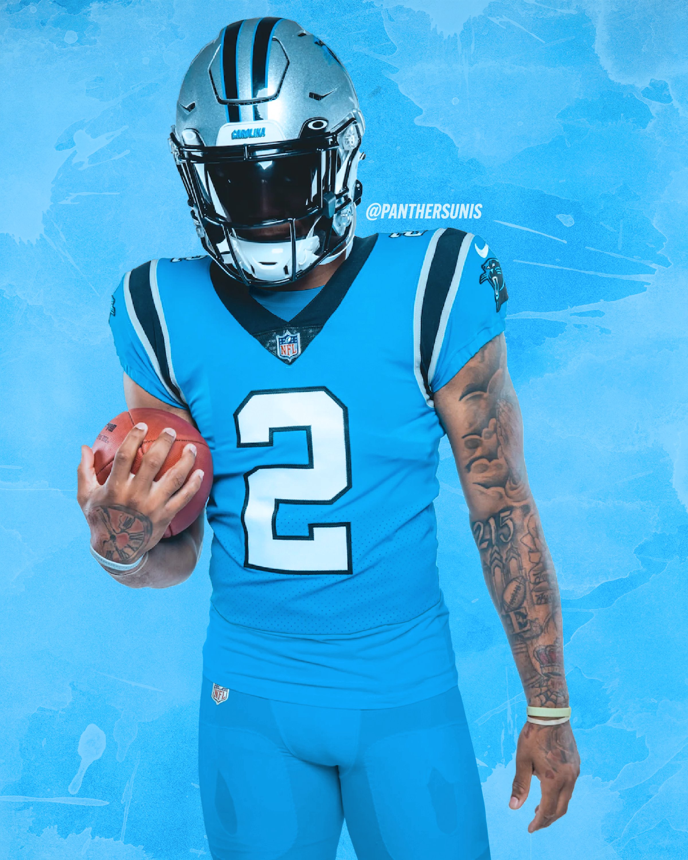 carolina panthers color rush