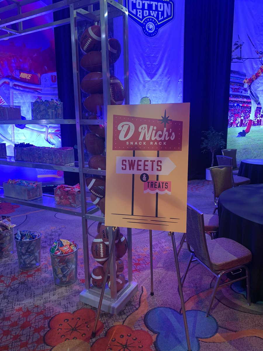 Thank you Cotton Bowl for honoring my guy with the D Nich’s Sweets and Treats stand!