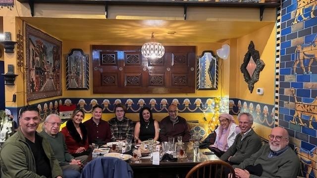 Catherine4Clerk's tweet photo. Enjoyed good food & great company w/ the #BelovedCommunity at DarSalam in PDX, a group of interfaith & community leaders from across the metro region that have been gathering for 20+ yrs This is 1st time I brought my son, glad to catch up w/ a few #ClackCo voters! #LocalisGlobal https://t.co/ogQ4opWrK7