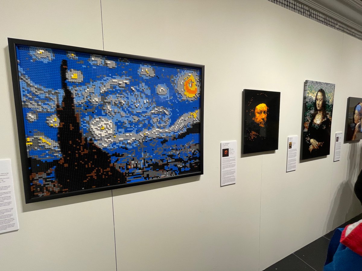 StoutContent's tweet image. From the #BostonBricks exhibit. Everything you see is made out of Lego’s!! #art #sculpture #boston #creativity